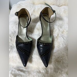 Elegant Black Ankle Strap Women's Shoes •VINTAGE•